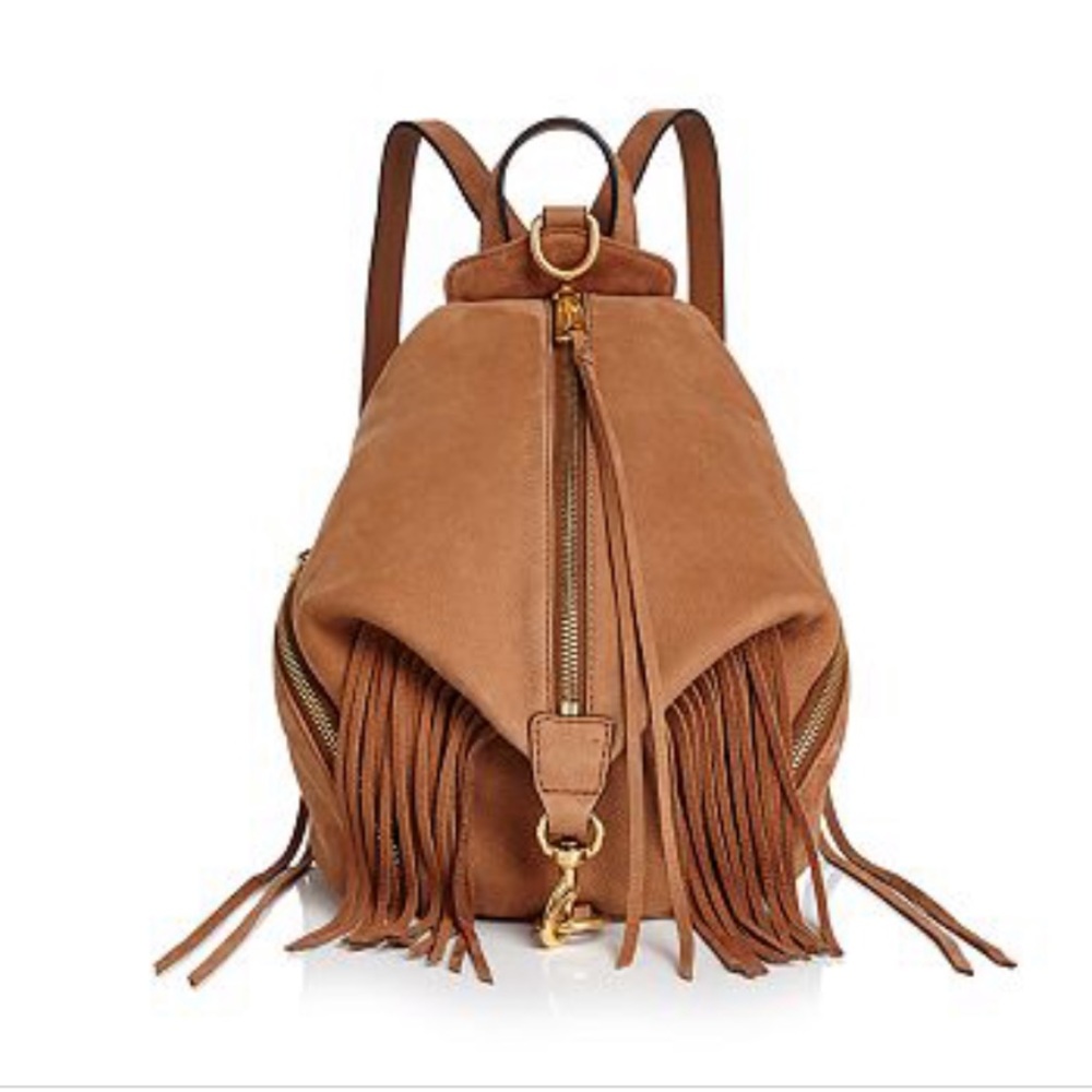 Rebecca Minkoff Julian fringe suede leather backpack